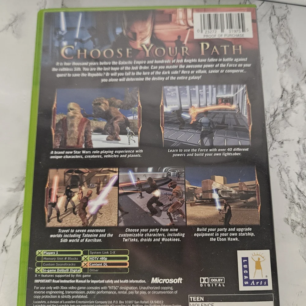 Star Wars: Knights of the Old Republic for the original Xbox